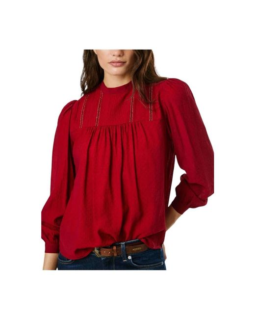 Pepe Jeans Red Blouses