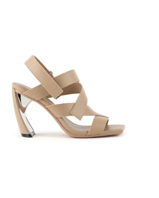 United Nude Metallic High Heel Sandals