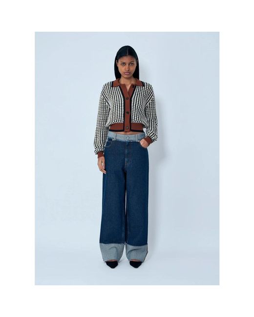 Marni Blue Wide Jeans
