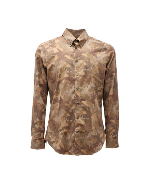 Etro Brown Casual Shirts for men