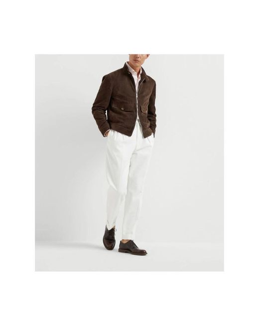 Brunello Cucinelli Light Jackets in het Brown voor heren