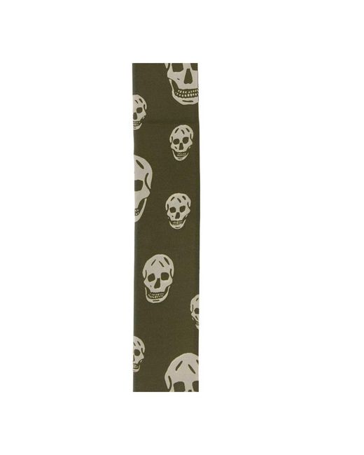 McQueen Metallic Silk Scarves