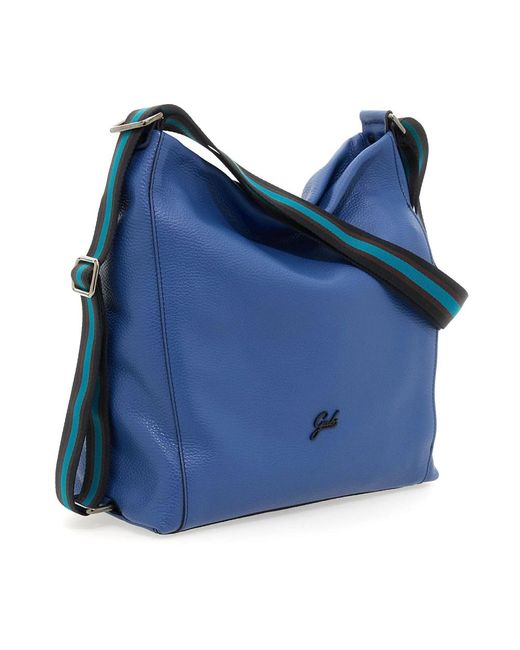 Gabs Blue Grüne Gehämmerte Leder-Schultertasche