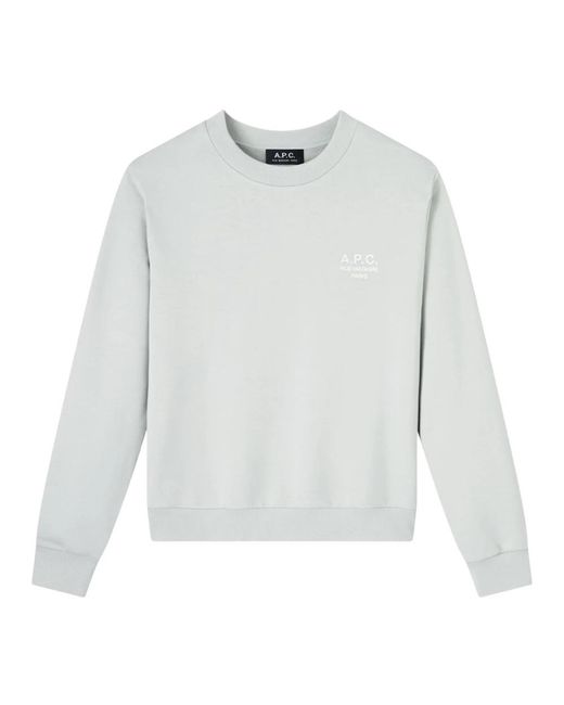 A.P.C. White Sweatshirts for men