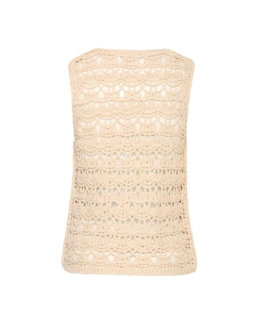 Ichi Natural Sleeveless Tops