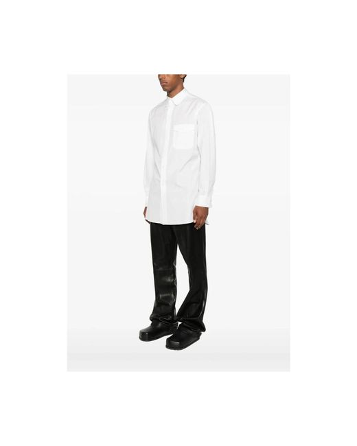 Yohji Yamamoto White Formal Shirts for men