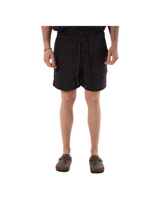Oas Black Casual Shorts for men