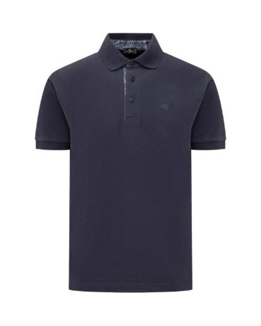 Etro Blue Polo Shirts for men