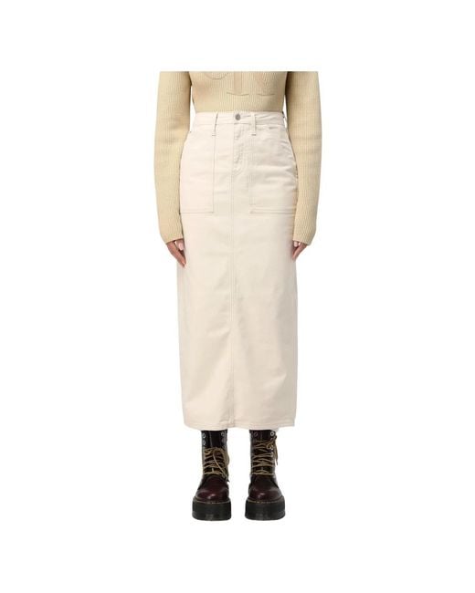 Calvin Klein Natural Denim Skirts