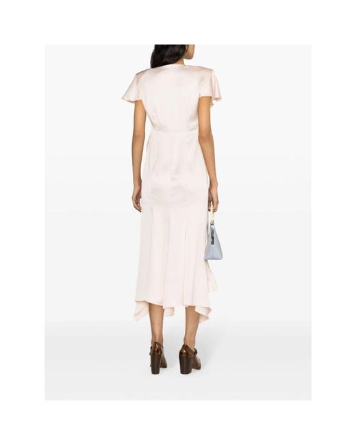 Philosophy Di Lorenzo Serafini Pink Midi Dresses