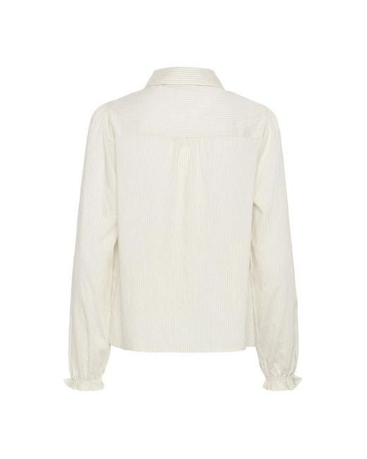 Cream Blouses & Hemden in het White