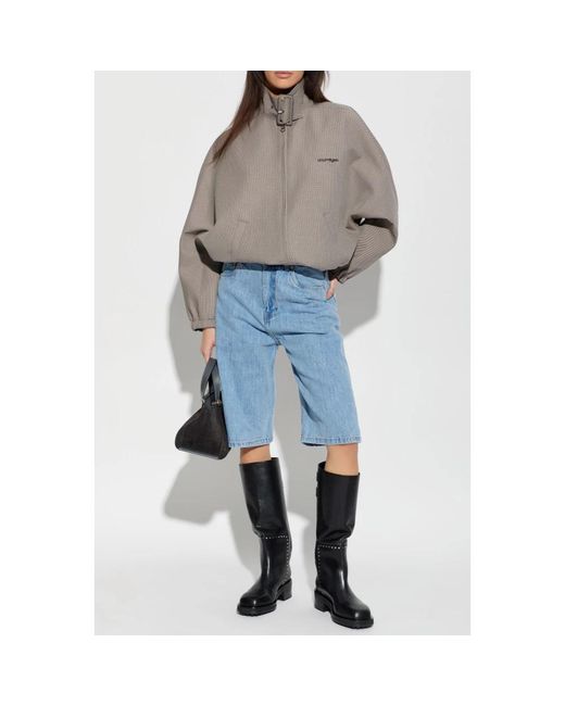 Coperni Denim Bermuda Shorts in het Blue