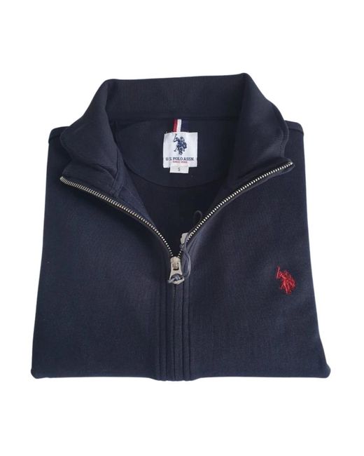 U.S. POLO ASSN. Blue Zip-Throughs for men
