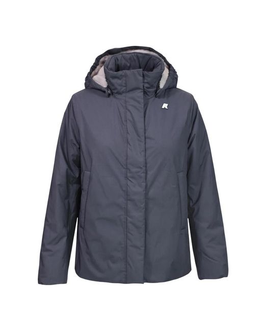 K-Way Blue Winter Jackets