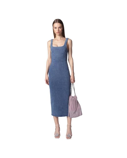 Midi Dresses TWENTYFOUR de color Blue