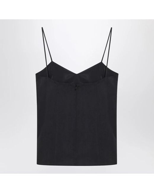 Max Mara Black Sleeveless Tops