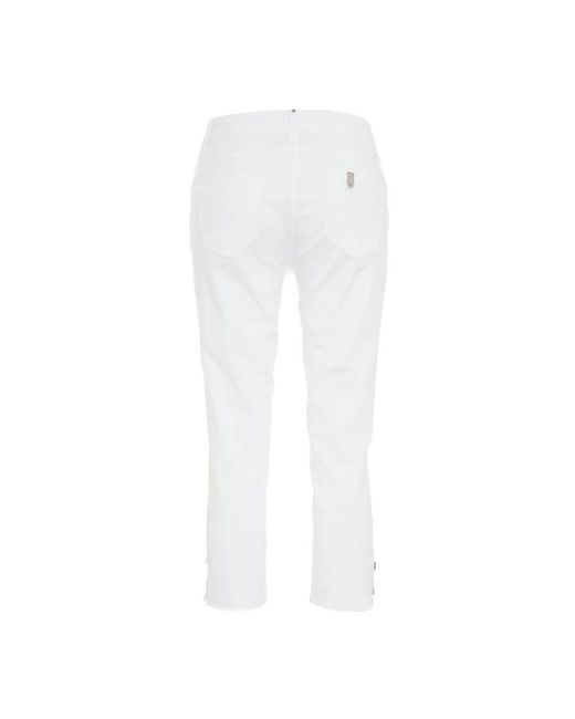 Liu Jo White Cropped Jeans
