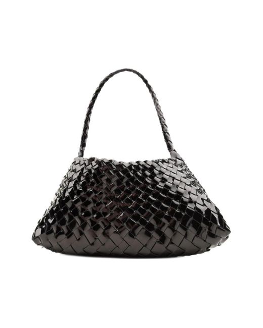 Dragon Diffusion Rosanna Mini S.Croce Leren Tas in het Black