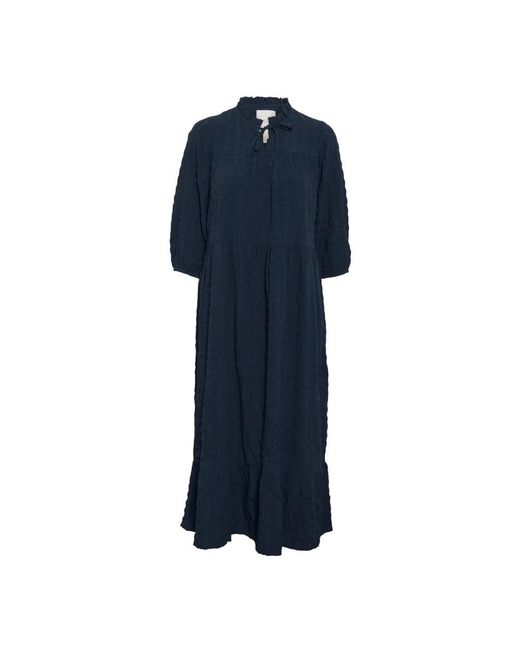 Part Two Blue Midi Dresses