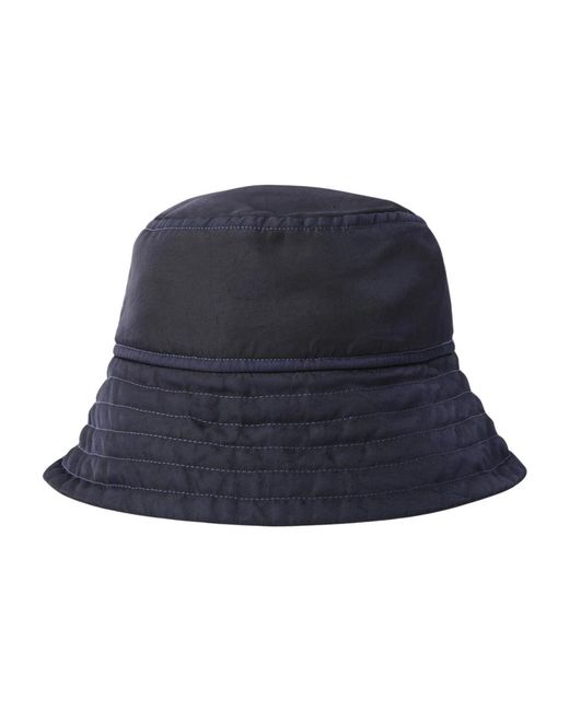 Dries Van Noten Bucket Hat Met Topstitching in het Blue voor heren