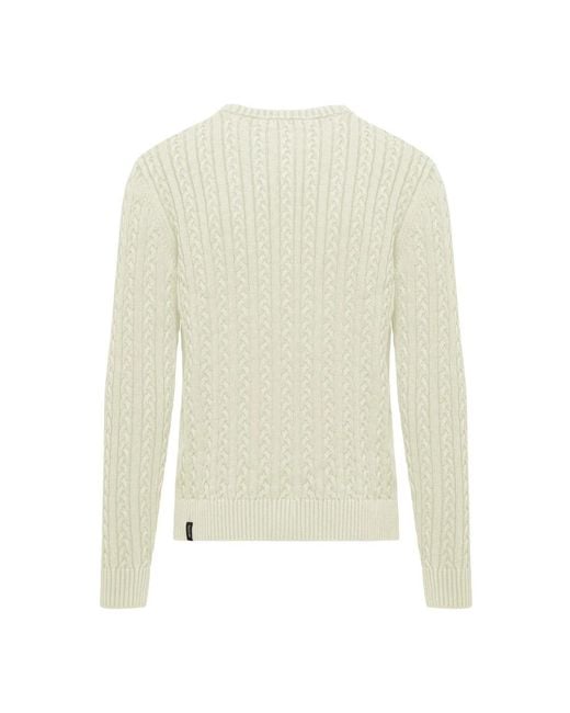 Bomboogie Round-Neck Knitwear in het White voor heren