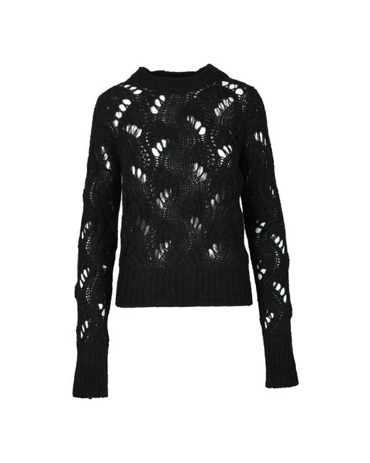 Dondup Black Alpaka wollmischung strickpullover