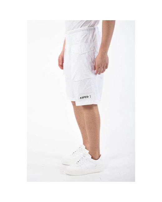 Aspesi Casual shorts in White für Herren