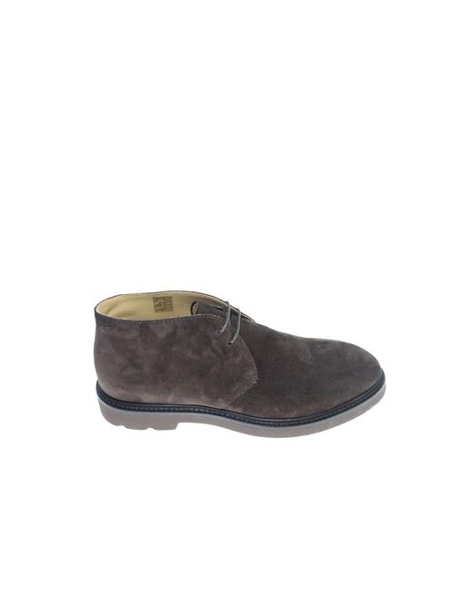 Henderson Gray Lace-Up Boots for men