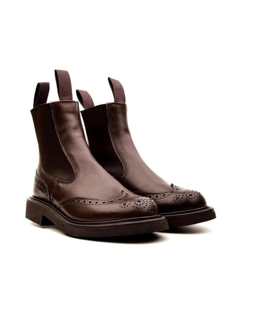 Tricker's Brown Chelsea Boots for men
