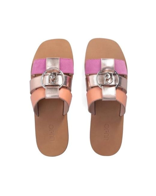 Liu Jo Pink Sliders