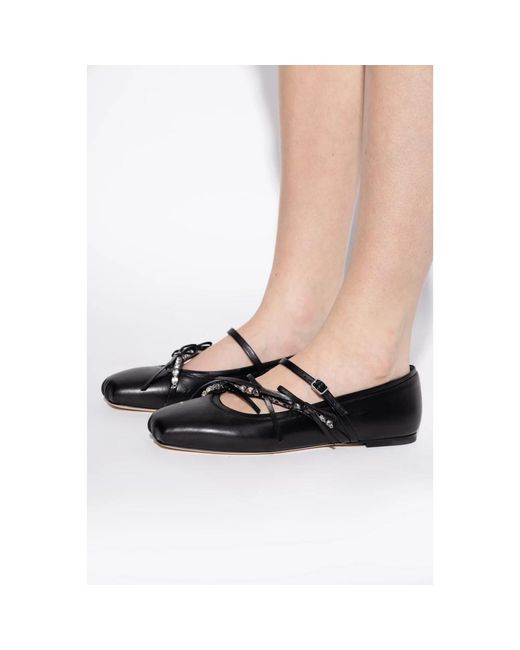 Jimmy Choo Black Ballerinas