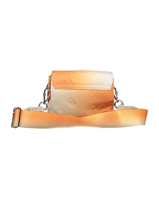 Desigual Natural Erweiterbare Schultertasche Mit Verstellbarem Gurt