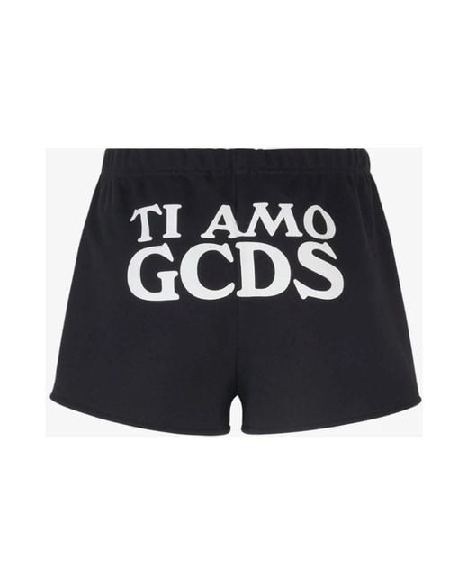 Gcds Black Short Shorts
