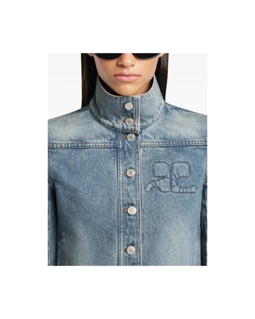 Courreges Blue Denim Jackets