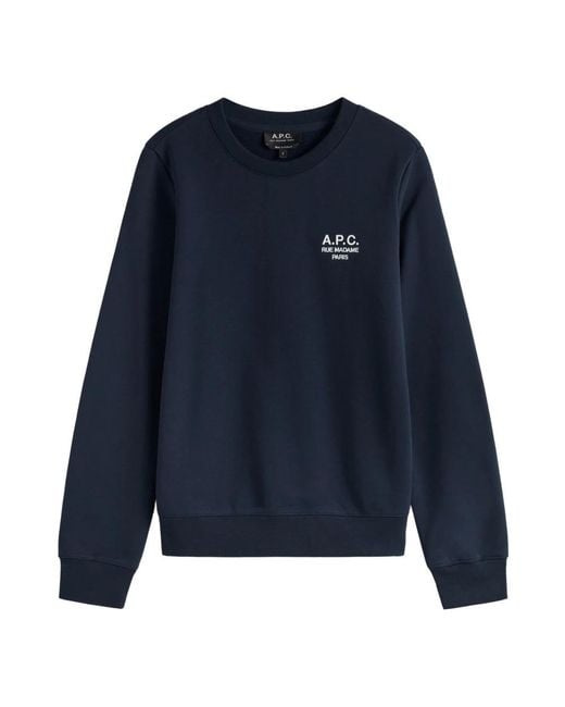 A.P.C. Blue Sweatshirts