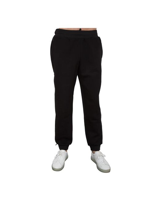 EA7 Broeken ,Zwart ,Katoen Zwarte Broek Stijlvol En Trendy in het Black voor heren