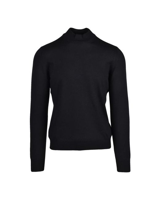 Gran Sasso Black Turtlenecks for men