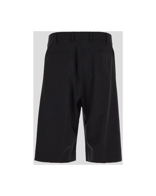 Laneus Black Casual Shorts for men