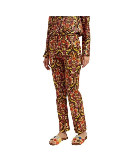 LaDoubleJ Wide Trousers in het Brown