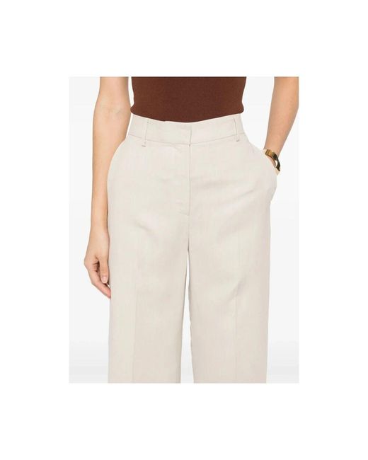 Antonelli Natural Straight Trousers
