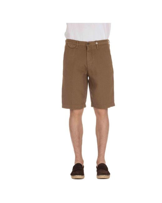 Myths Braune bermuda shorts mod. zeus in Natural für Herren