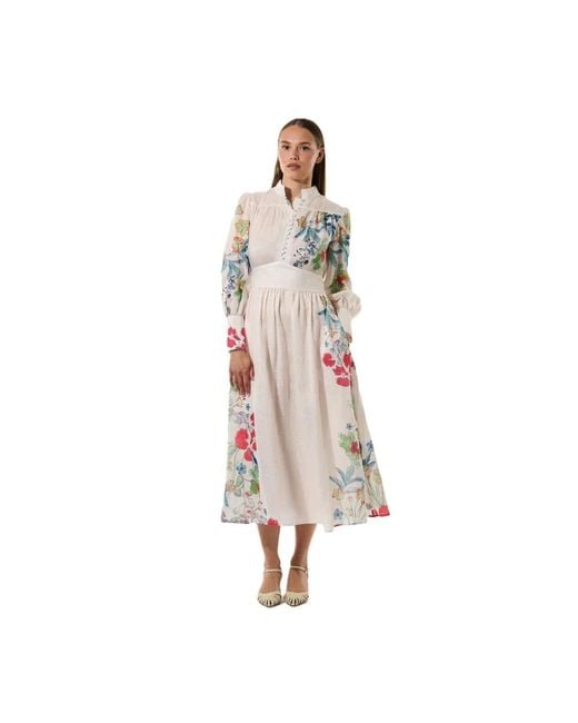 Dea Kudibal White Midi Dresses