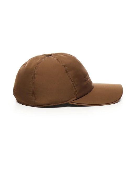 Zegna Brown Caps for men