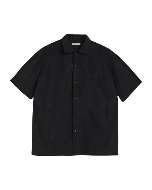 YMC Black Short Sleeve Shirts for men