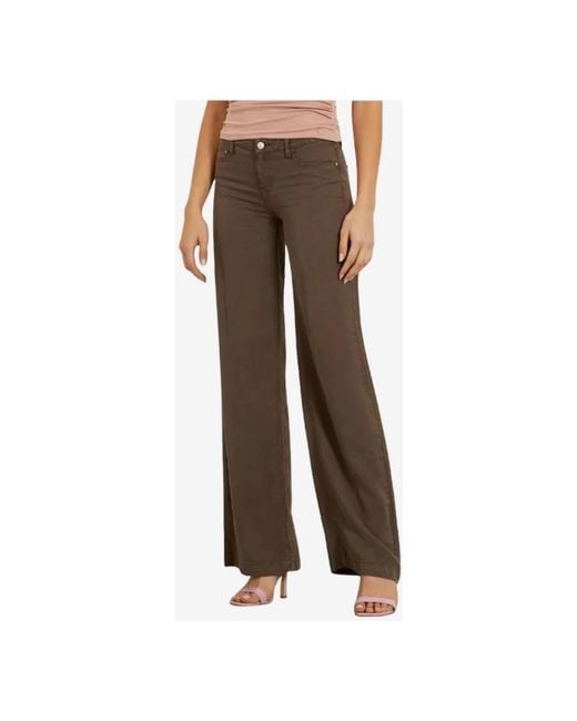 Guess Brown Wide Trousers