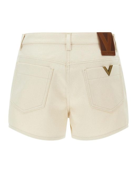 Valentino Garavani Natural Denim Shorts