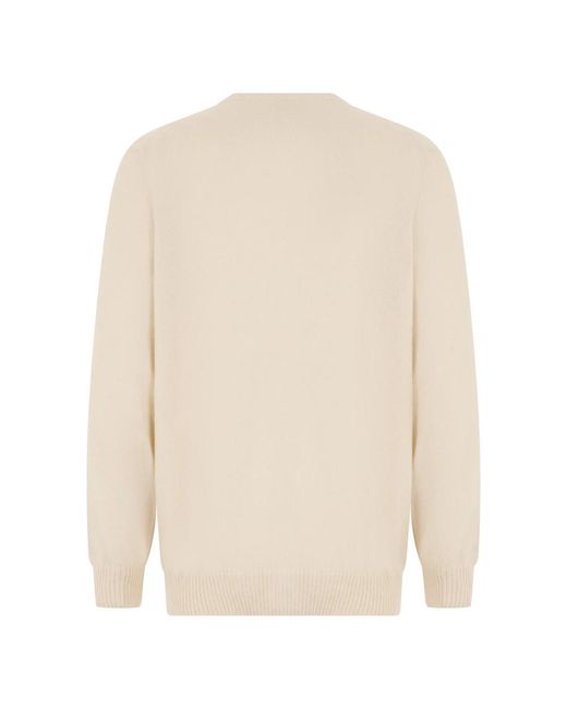 Fedeli White Cashmere Knitwear for men