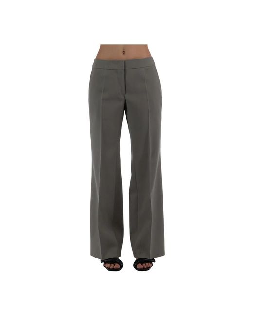 Wide Trousers di Jil Sander in Gray