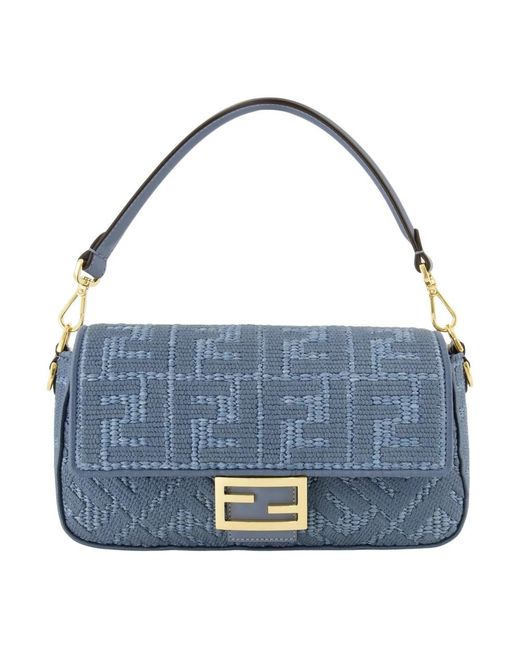 Fendi Blue Shoulder Bags