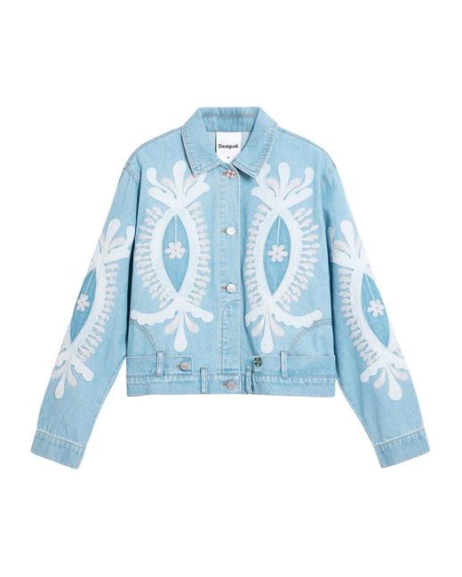 Desigual Blue Chaq_Border Jacket